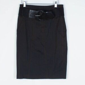Dalia Collection Black Pencil‎ Skirt Size 6